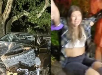 «Θέλω τον μπαμπά μου»: Νέο βίντεο της μεθυσμένης 34χρονης που σκότωσε νύφη λίγες ώρες μετά τον γάμο της (video)