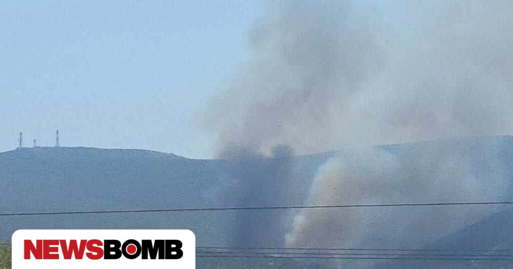 Φωτιά τώρα στον Μύτικα Θήβας – Επιχειρούν οκτώ αεροσκάφη