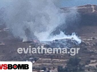 Φωτιά τώρα στην Κάρυστο: Ενισχύθηκαν οι πυροσβεστικές δυνάμεις – Μηνύματα του 112 για εκκενώσεις