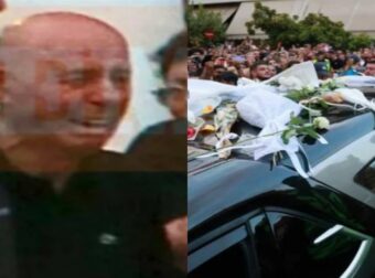 Η εικόνα που συγκλόνισε στη Νίκαια: Η στιγμή που περνάει το φέρετρο του γιού του  μπροστά του και Καταρρέει