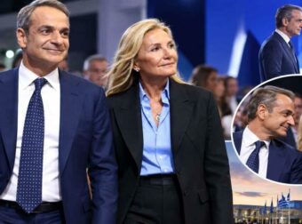 Μαρέβα Γκραμπόφσκι: Σκέτη καλλονή στο πλευρό του Κυριάκου Μητσοτάκη στη ΔΕΘ-Εντυπωσίασε με μαύρο κοστούμι (φωτογραφίες)