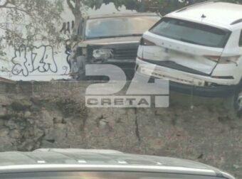 Τρελή πορεία τζιπ στα Χανιά: Προσέκρουσε σε πάνω από 5 οχήματα σε πάρκινγκ