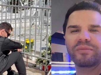 «Λύγισε» ο Τσαλίκης στο μνήμα του Γιώργου Μαζωνάκη – Με σκυμμένο το κεφάλι και καθιστός με λουλούδια στα χέρια – Η αποστομωτική απάντηση του στα αρνητικά σχόλια