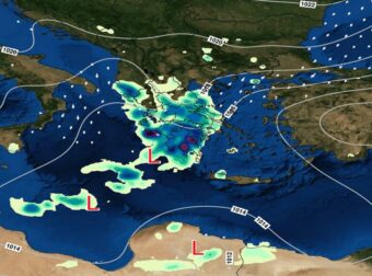 Οι χάρτες της νέας κακοκαιρίας – Πορτοκαλί προειδοποίηση της ΕΜΥ για βροχές και καταιγίδες