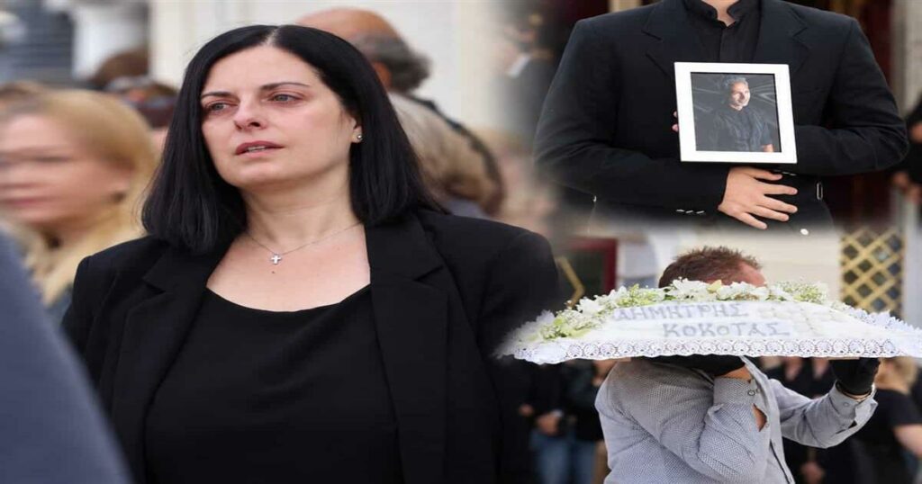 Συμβαίνει τώρα! Κόκοτας: Σπαραγμός στο 40ήμερο μνημόσυνο – Με μάτια πρησμένα η χήρα Κατερίνα