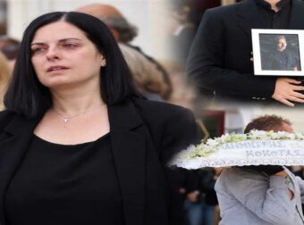 Συμβαίνει τώρα! Κόκοτας: Σπαραγμός στο 40ήμερο μνημόσυνο – Με μάτια πρησμένα η χήρα Κατερίνα