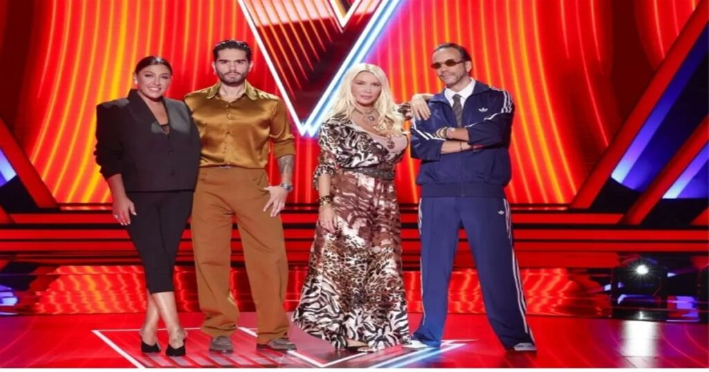 The Voice – Πάολα: Η πρώτη εμφάνιση στην καρέκλα του Μαζωνάκη και το φιλί στο στόμα με την Παπαρίζου