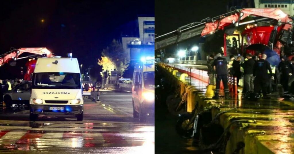 ΤΡΑΓΩΔΙΑ: 3 νεκροί στο λιμάνι – ΙΧ έκανε βουτιά θανάτου την ώρα που έβγαινε από το πλοίο (video)