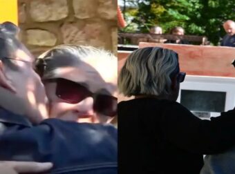 Μνημόσυνο Μαζωνάκη: Κατέρρευσε η Μαρία Μαζωνάκη έξω από την εκκλησία (video)