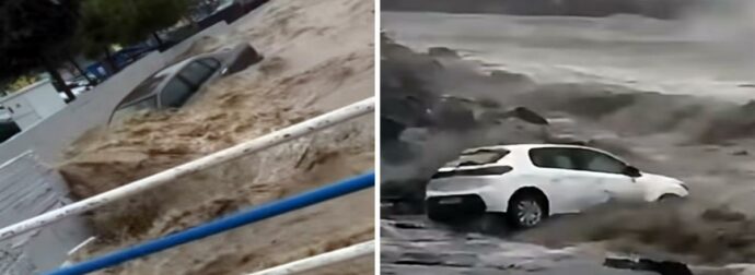 Δραματικές εικόνες στην Ρόδο από την κακοκαιρία, εκκενώνεται περιοχή στην Εύβοια – Σοβαρά προβλήματα σε αρκετές περιοχές